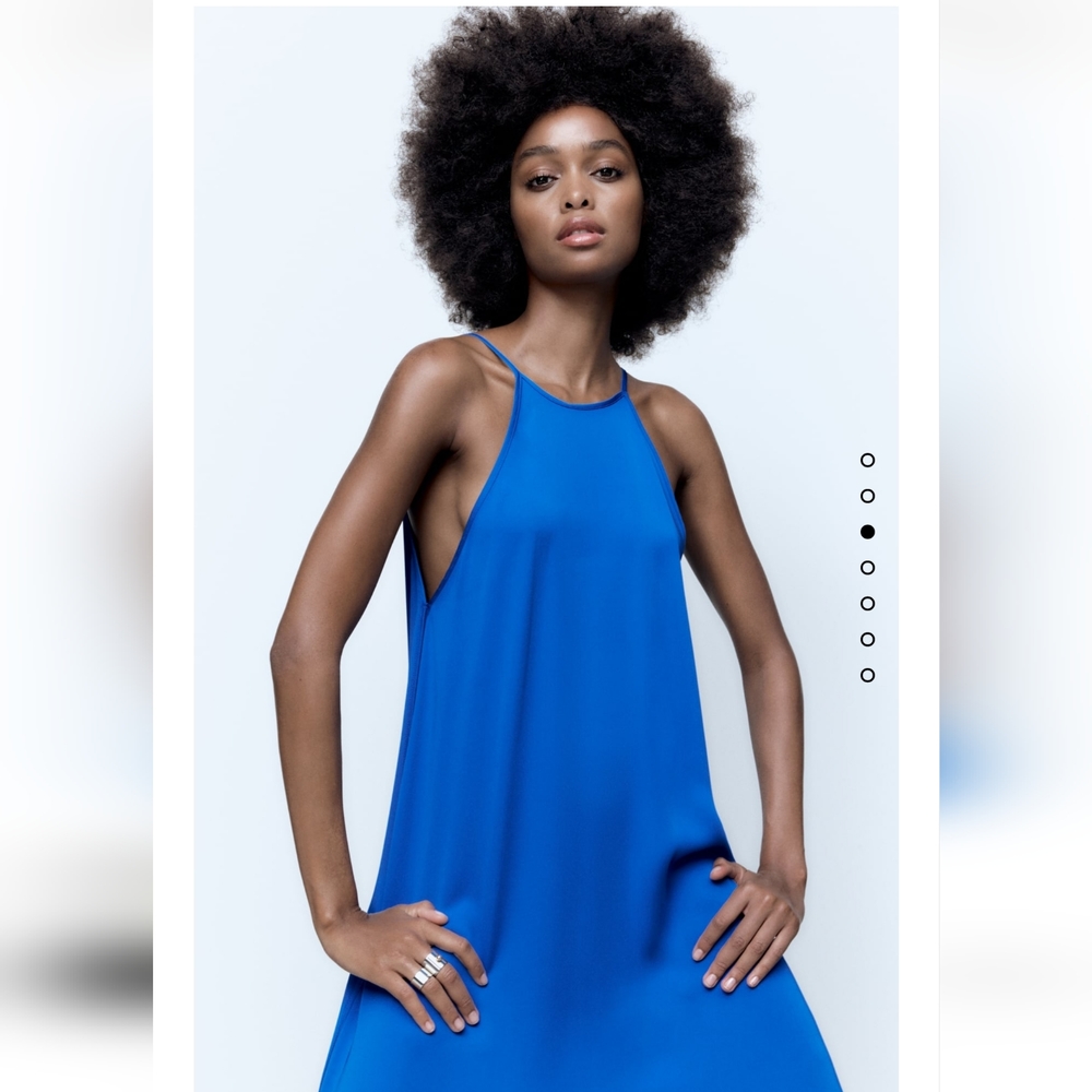 ZARA NEW flowy midi 👗 DRESS 👗 😍 - Picture 3 of 4